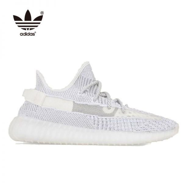 Yeezy 350 V2 Static 白天使 鞋帶反光 休閒鞋 EF2905