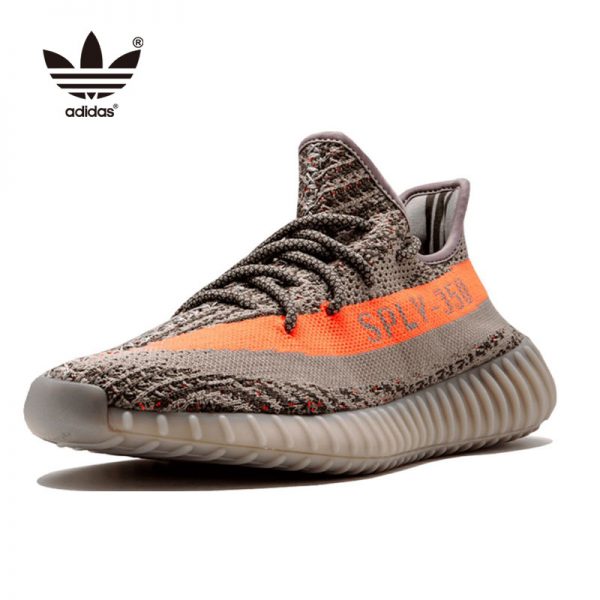 Yeezy Boost 350 V2 Grey Orange 灰橘 透氣緩震 男女生 休閒慢跑鞋