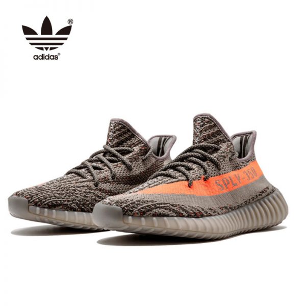 Yeezy Boost 350 V2 Grey Orange 灰橘 透氣緩震 男女生 休閒慢跑鞋