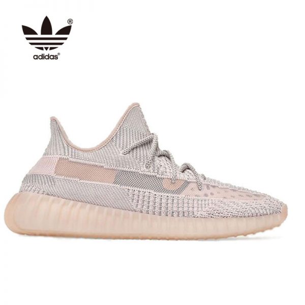 ✨任選2件9折✨ Yeezy 350 V2 Synth 亞洲限定 粉天使 鞋帶反光 跑步鞋 FV5578