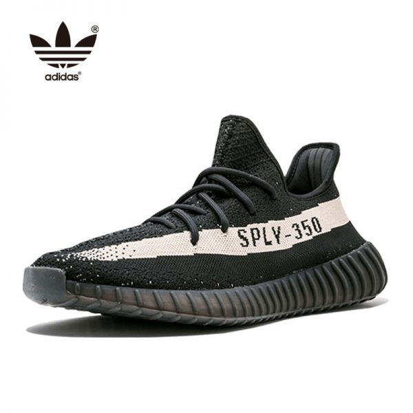 Adidas Yeezy Boost 350 V2 Oreo 針織透氣 情侶款 運動鞋 黑白 BY1604