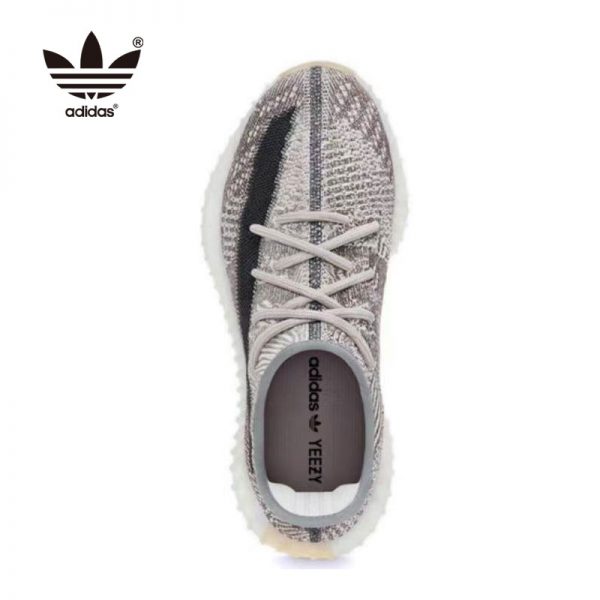 Yeezy Boost 350 V2 ZYON 椰子真爆 輕便男女 運動鞋 卡其灰 FZ1267
