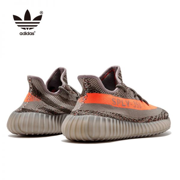 Yeezy Boost 350 V2 Grey Orange 灰橘 透氣緩震 男女生 休閒慢跑鞋