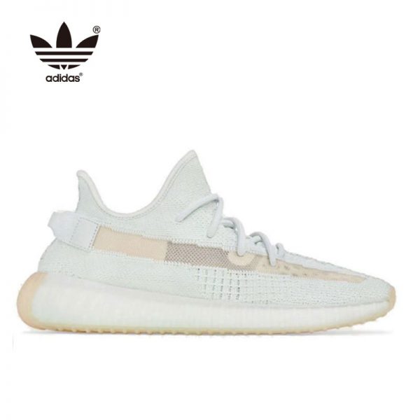 Adidas Yeezy 350 Cloud White 冰藍 情侶款 椰子 透氣 跑步鞋 FW3043