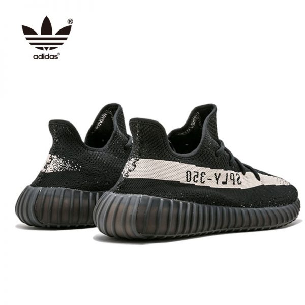 Adidas Yeezy Boost 350 V2 Oreo 針織透氣 情侶款 運動鞋 黑白 BY1604
