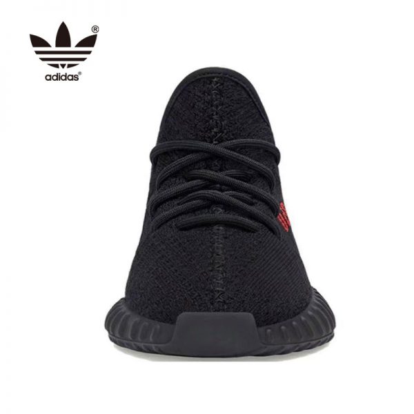 Yeezy 350 V2 Black Red 情侶款 透氣輕便 跑步鞋 黑紅 CP9652