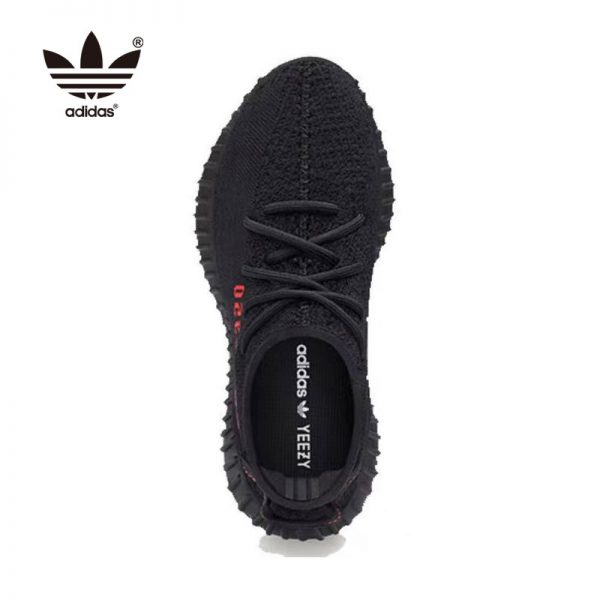 Yeezy 350 V2 Black Red 情侶款 透氣輕便 跑步鞋 黑紅 CP9652