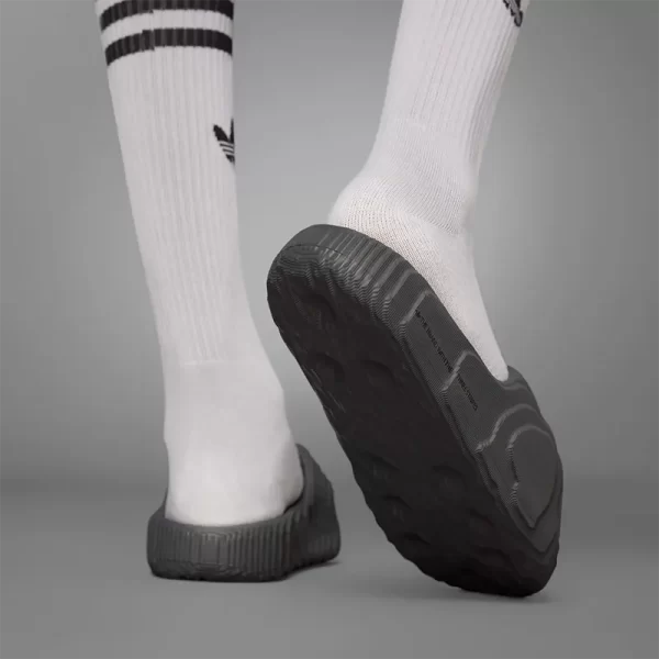 Yeezy Adilette 22 侃爺3D 男女 碳纤维 運動拖鞋 舒適防滑 黑色 GX6949