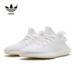 Adidas Yeezy 350 White V2 經典椰子鞋 男女輕便 舒適透氣 運動跑鞋 白色 CP9366