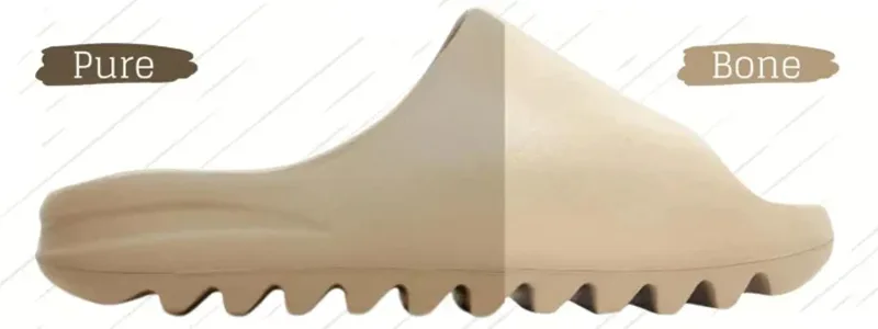 Yeezy Slide Bone vs Pure區別
